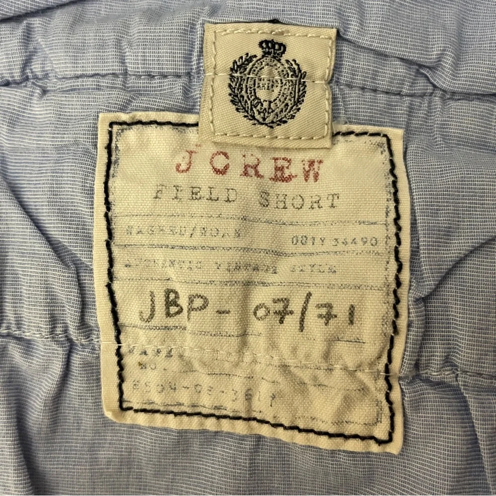 J. Crew Patchwork Field Shorts Men's 36 Summer Vacation Beach Preppy Coastal